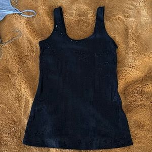Sparkly black top/express